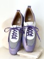 Sneakersy Damskie Slim Silver