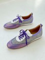 Sneakersy Damskie Slim Silver