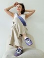 Sneakersy Damskie Slim Silver