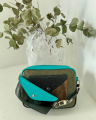 Torebka Double Bag - ćwieki, miedź i patyna