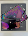 Torebka Double Bag - benzynka ledowa gładka z plecionką