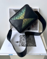 Torebka Trinity Bag Green Croco z czernią