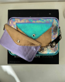 Torebka Double Bag - pastelowa jasna benzynka