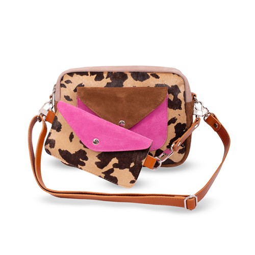 Torebka Double Bag Krowa Sirocco