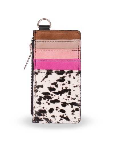 Card Holder Cow Black Spots