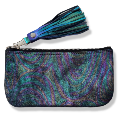 Kosmetyczka Tęczowy brokat