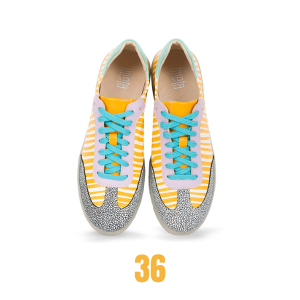 Sneakersy Yellow Zebra