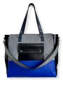 Torba De Luxe Czarno-biała Plecionka 1