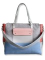 Torba De Luxe Srebrne Kwiaty