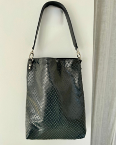 Torba Trapeze Bag Czarny Krokodyl OUTLET