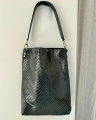Torba Trapeze Bag Czarny Krokodyl