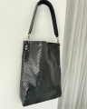 Torba Trapeze Bag Czarny Krokodyl