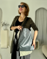Torba Trapeze Bag Czarny Krokodyl