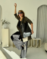 Torba Trapeze Bag Czarny Krokodyl