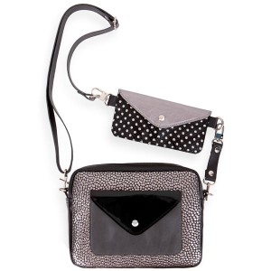 Torebka Double Bag - kulki, ćwieki i blacha
