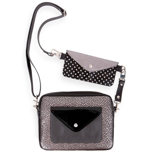 Torebka Double Bag - kulki, ćwieki i blacha