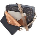 Torebka Double Bag - ważki w granacie