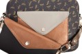 Torebka Double Bag - ważki w granacie