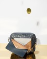 Torebka Double Bag - ważki w granacie